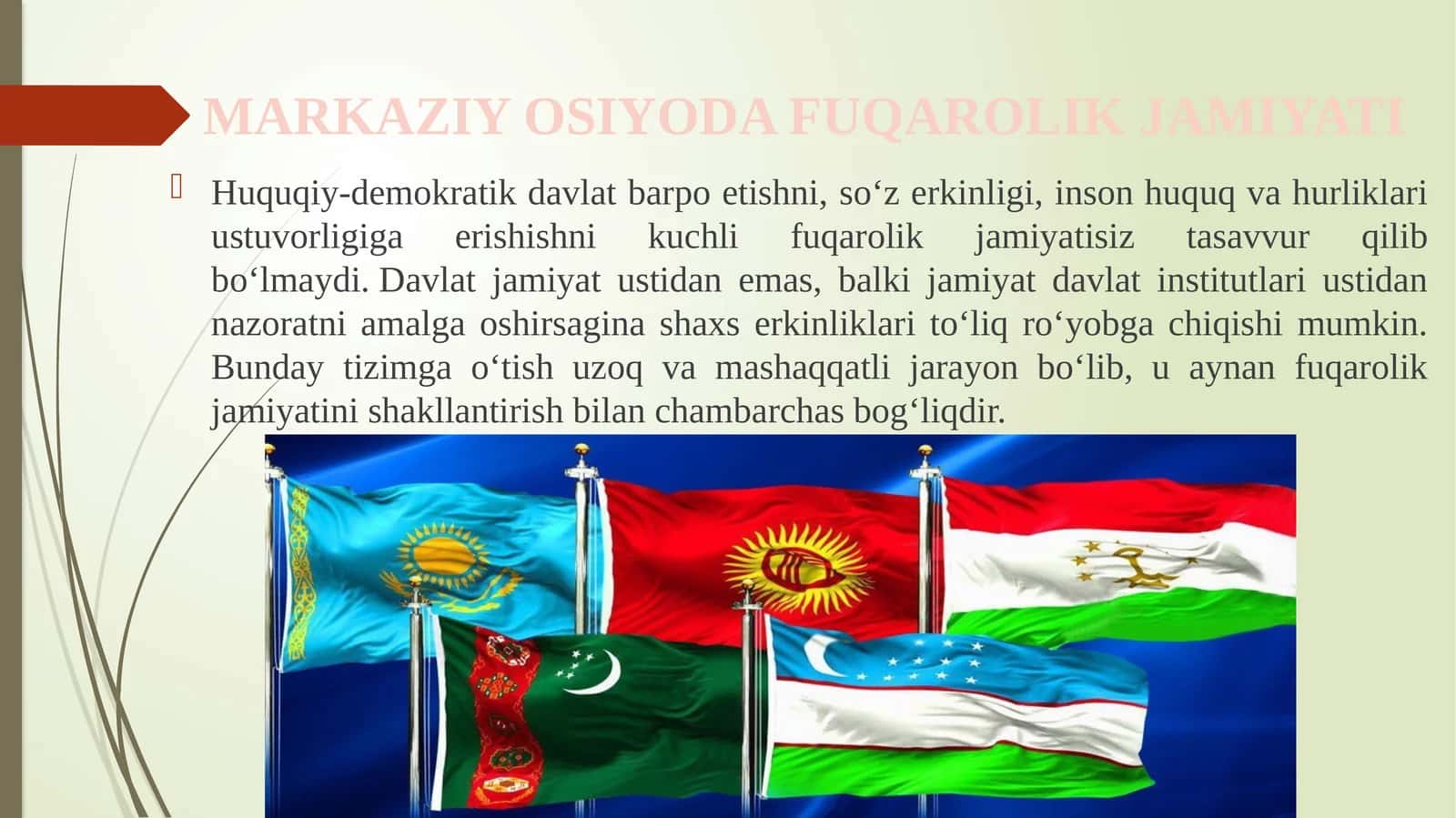Markaziy Osiyoda Fuqarolik Jamiyati 1