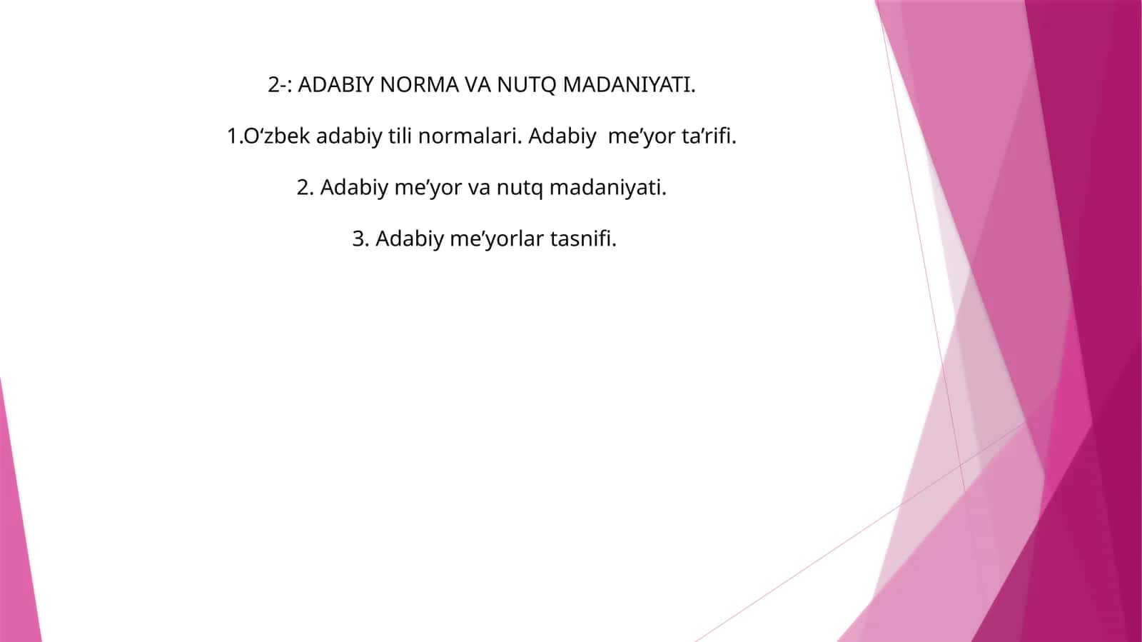АDАBIY NОRMА VА NUTQ MАDАNIYATI 1