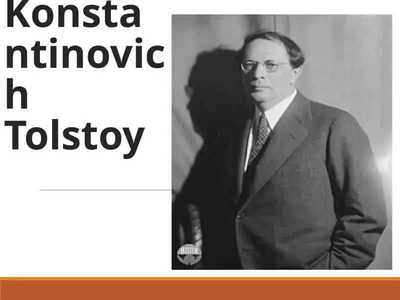 Aleksey Konstantinovich Tolstoy 1