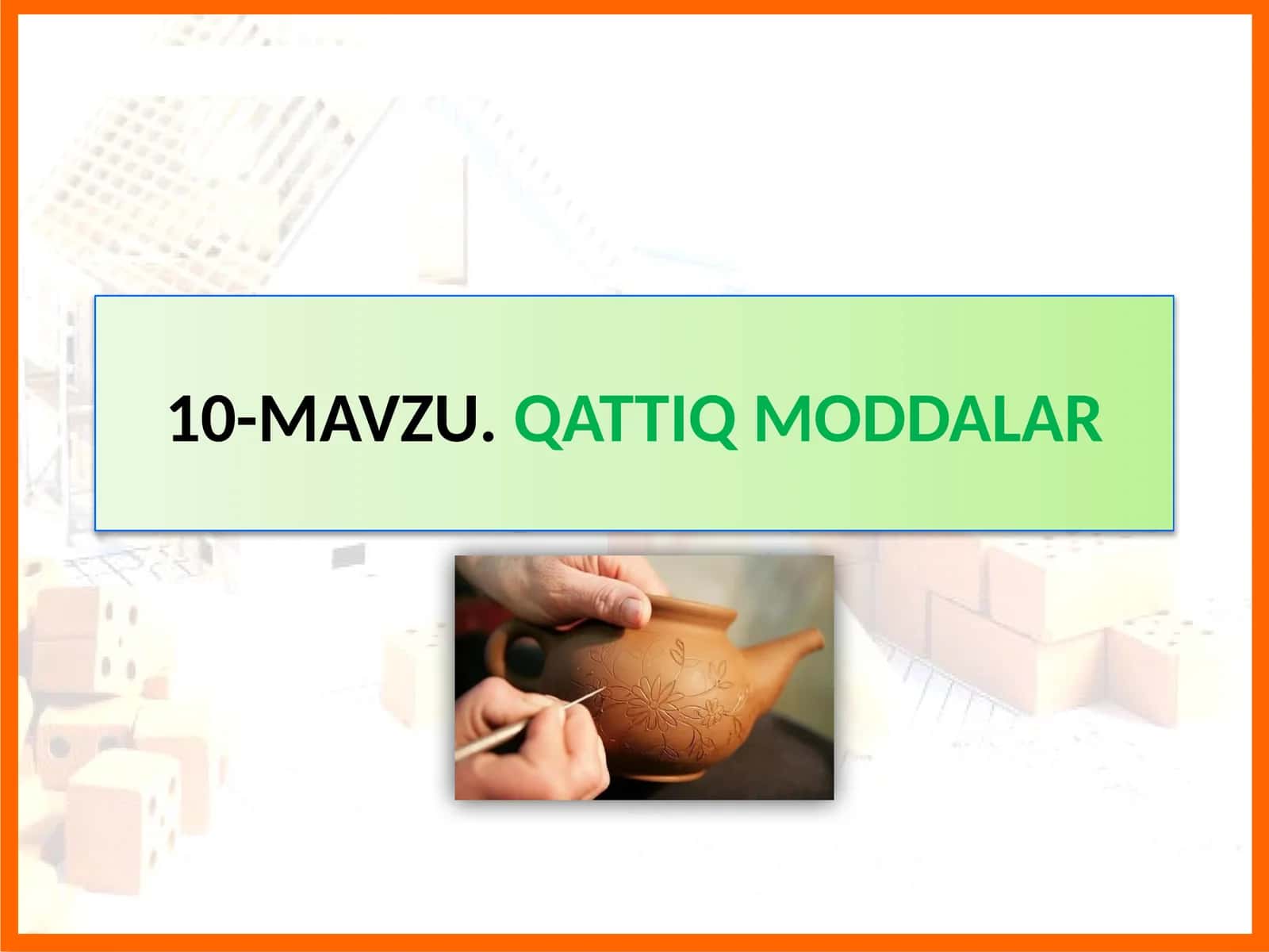 MAVZU.QATTIQ MODDALAR 1