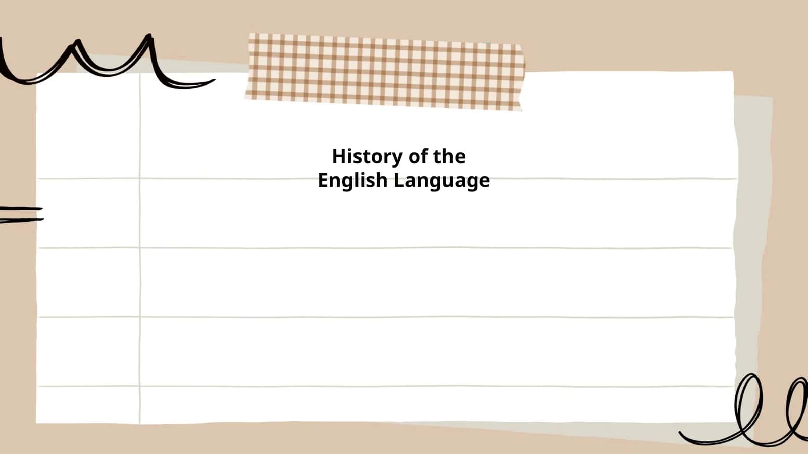 History of the English Language 1