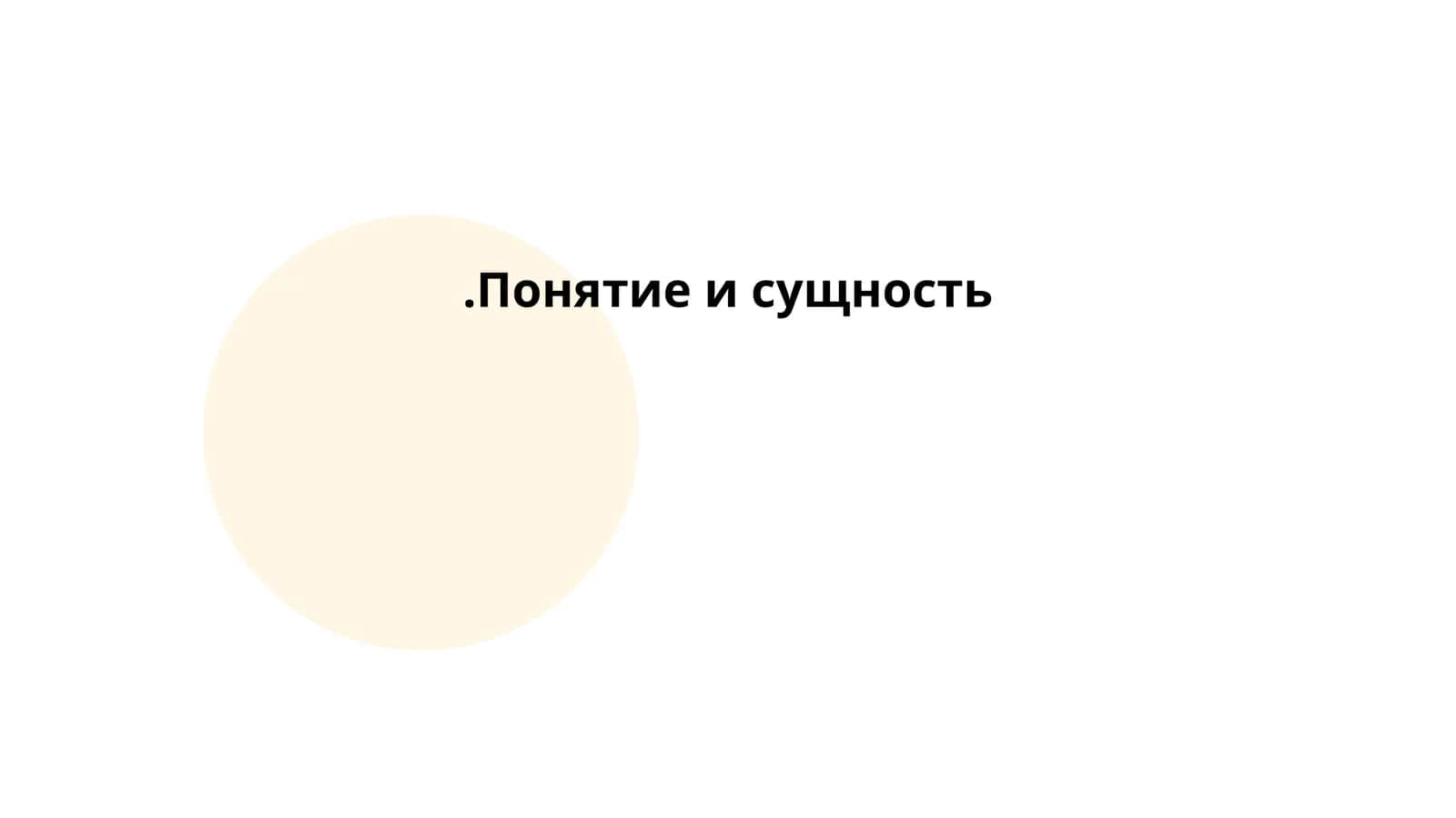 Определение понятия 1