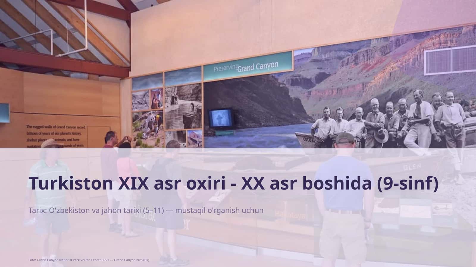 Turkiston XIX asr oxiri - XX asr boshida (9-sinf) 1