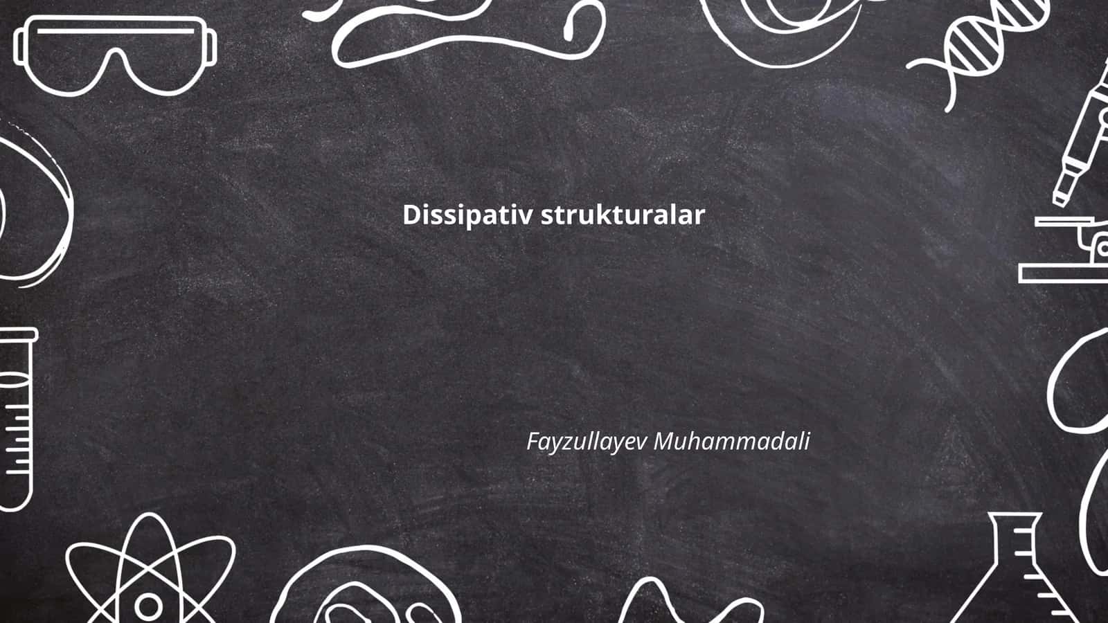Dissipativ strukturalar 1
