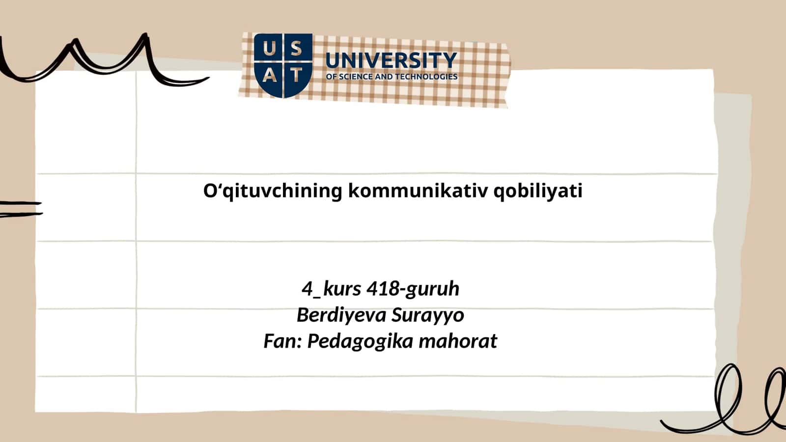 Oʻqituvchining kommunikativ qobiliyati 1
