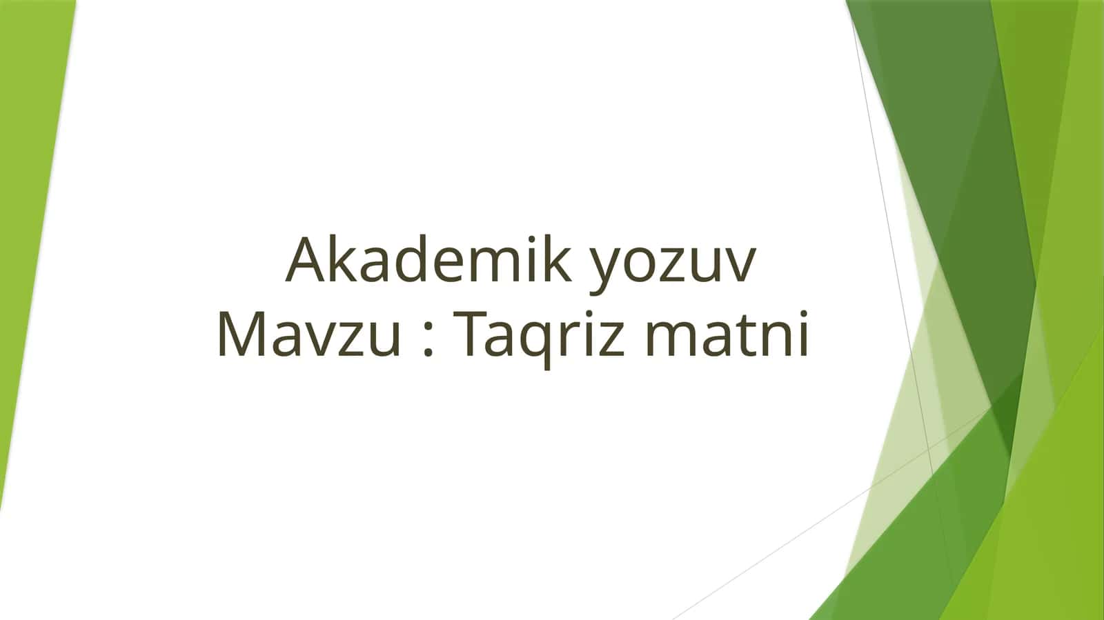 Taqriz 1