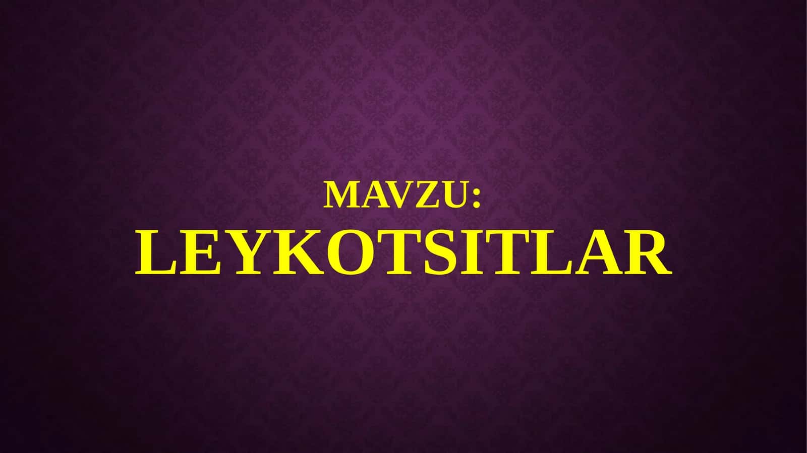 Leykotsitlar 1