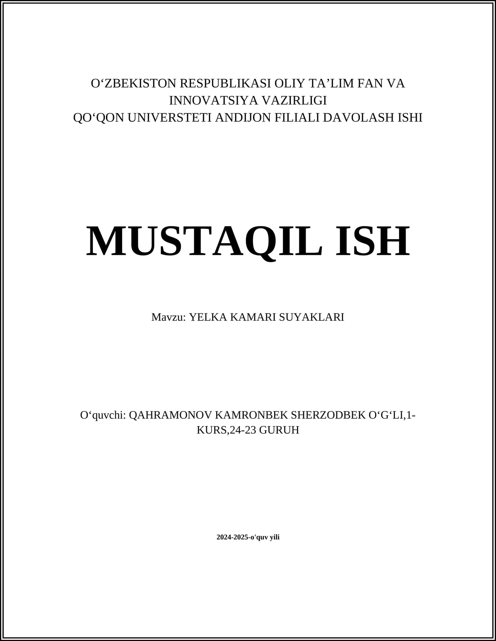 YELKA KAMARI SUYAKLARI 1