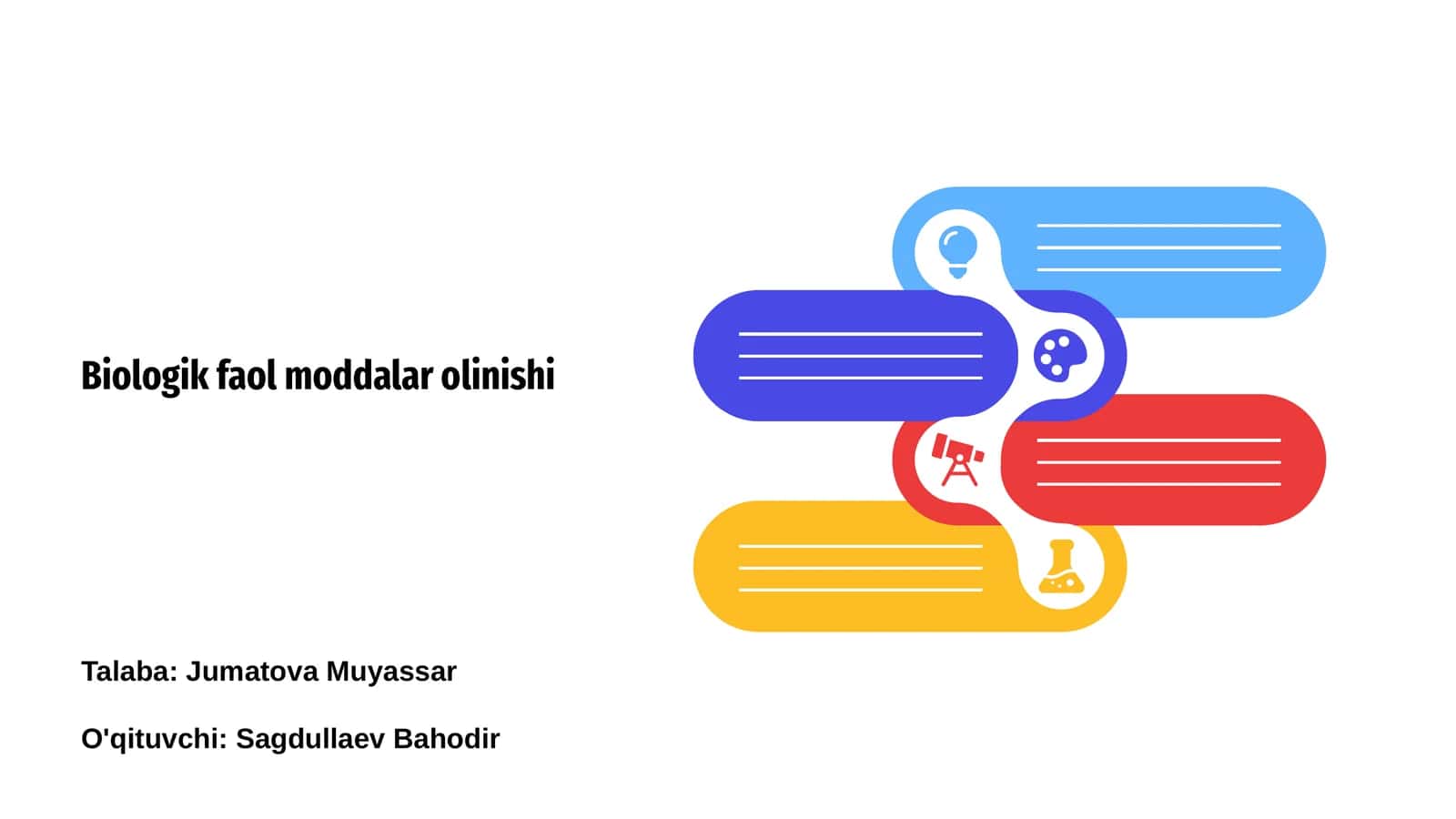 Biologik faol moddalar olinishi 1