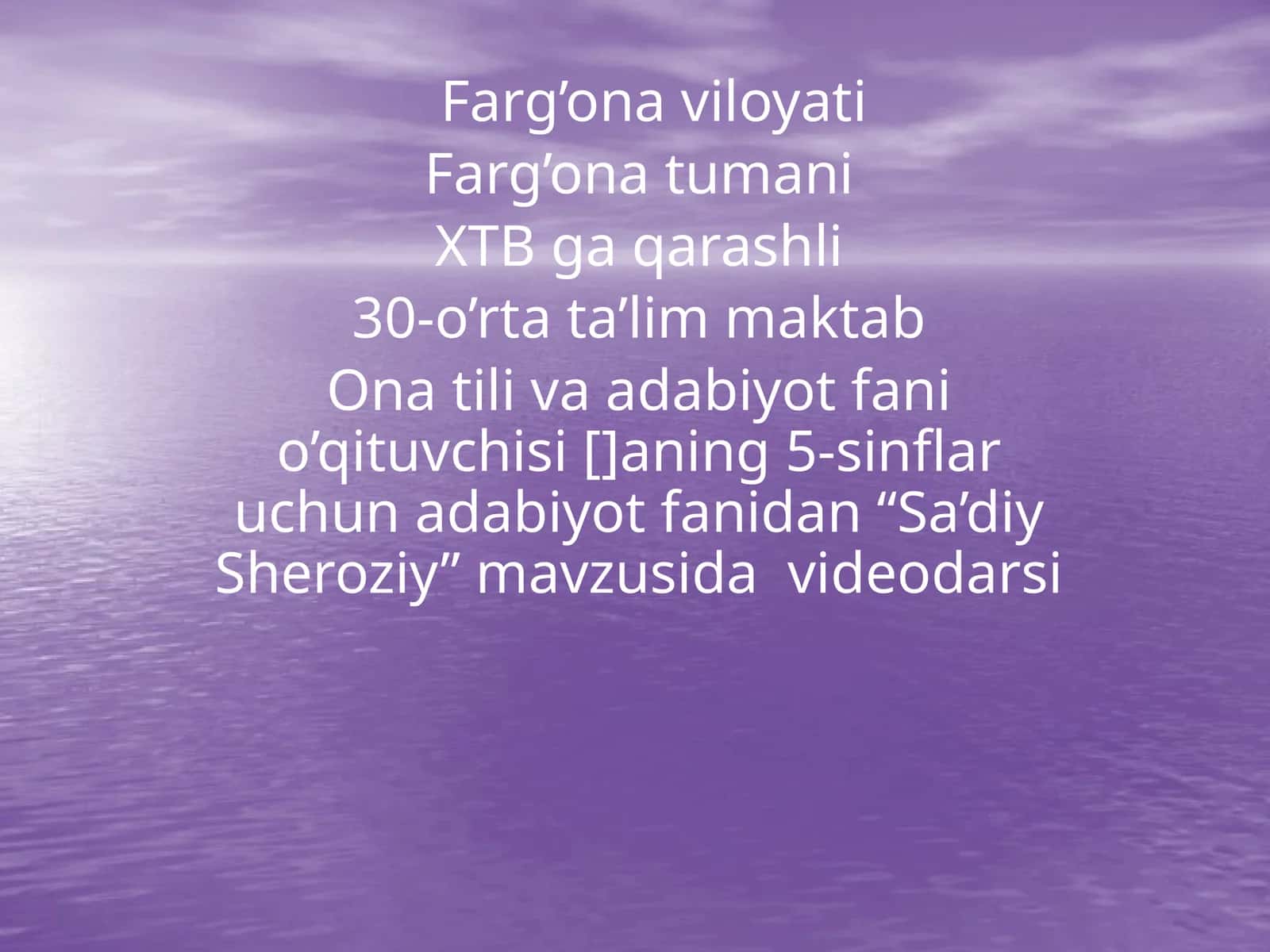 Sa’diy Sheroziy 1
