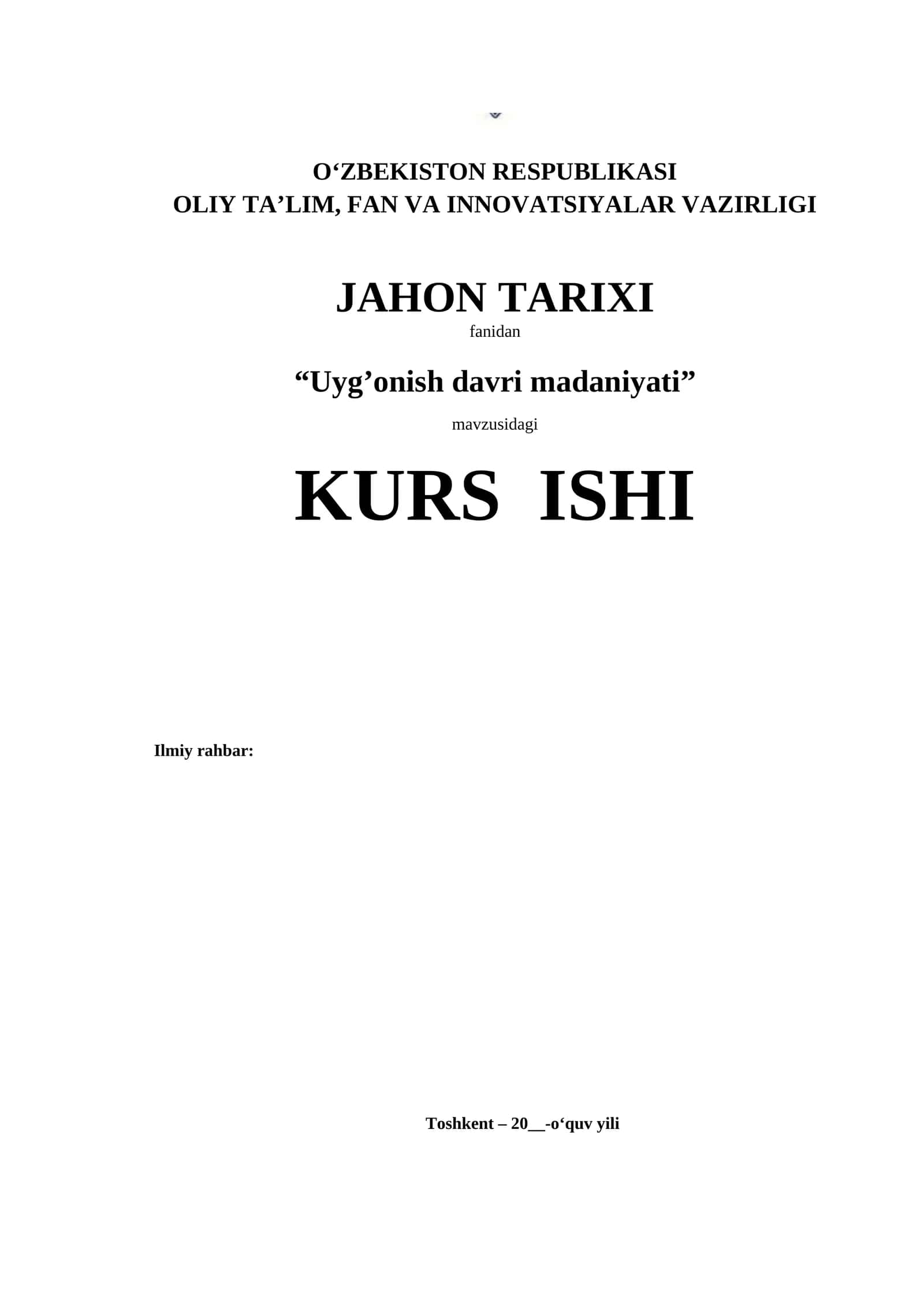 Uygonish davri madaniyati 1