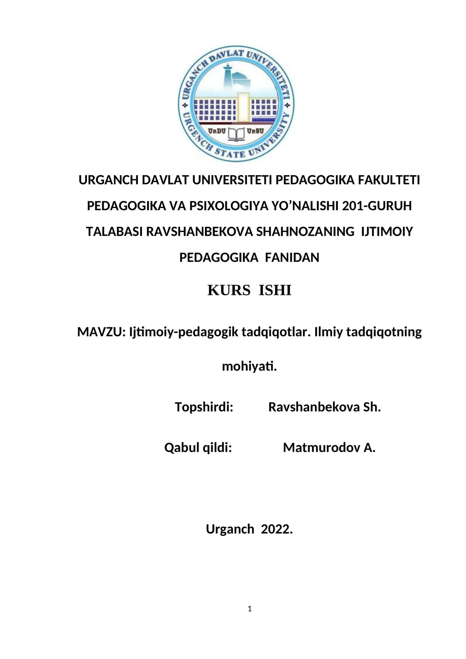 Ijtimoiy-pedagogik tadqiqotlar 1