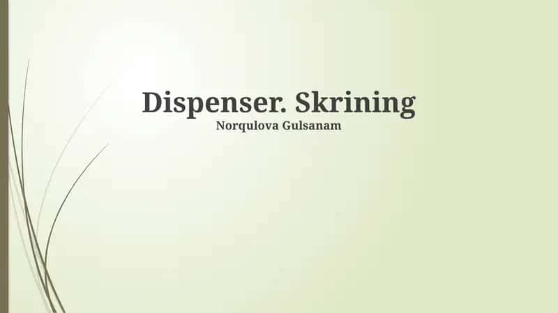 Dispenser 1
