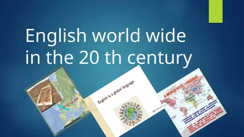 English world widein the 20thcentury 1