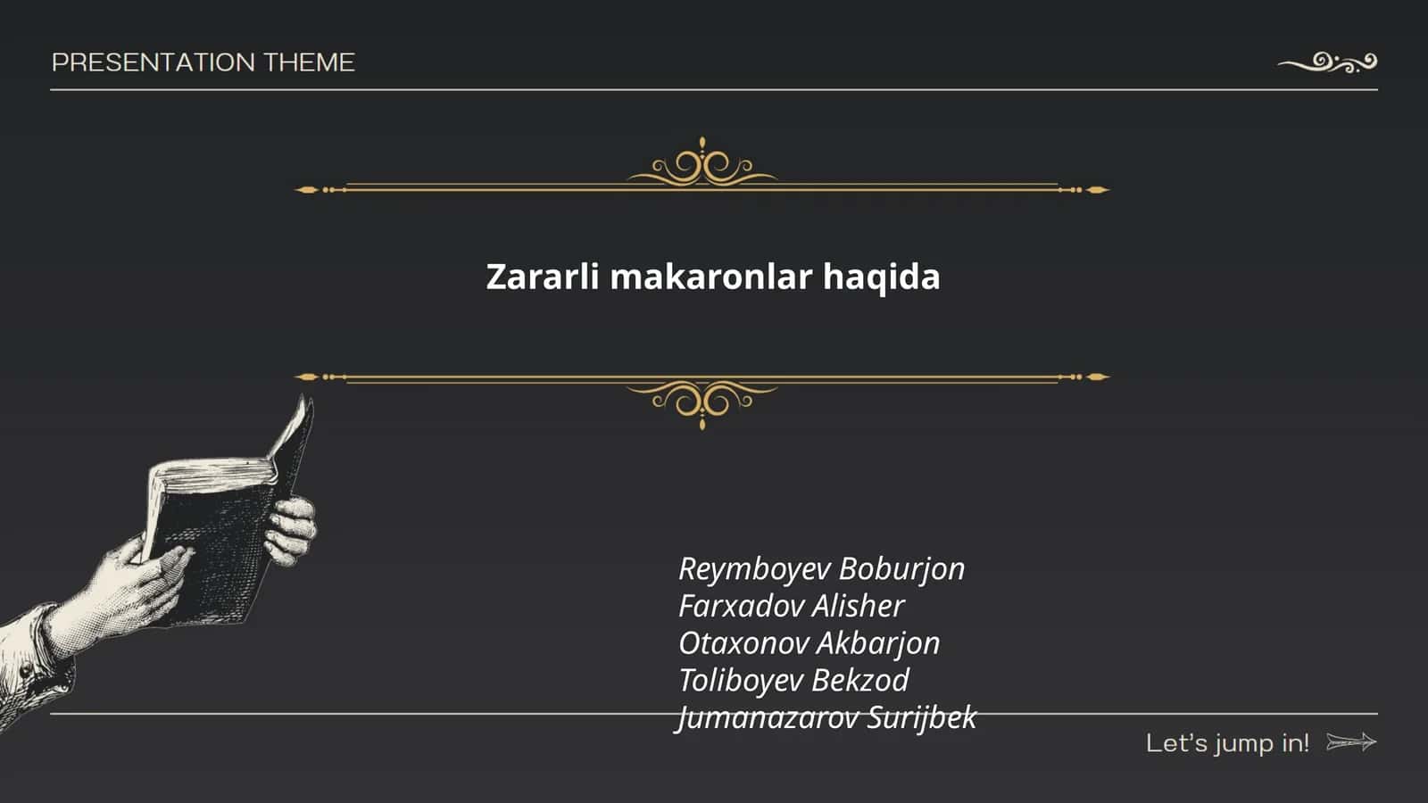 Zararli makaronlar haqida 1