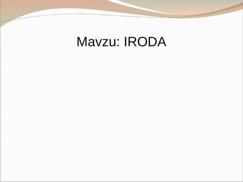 Iroda 1