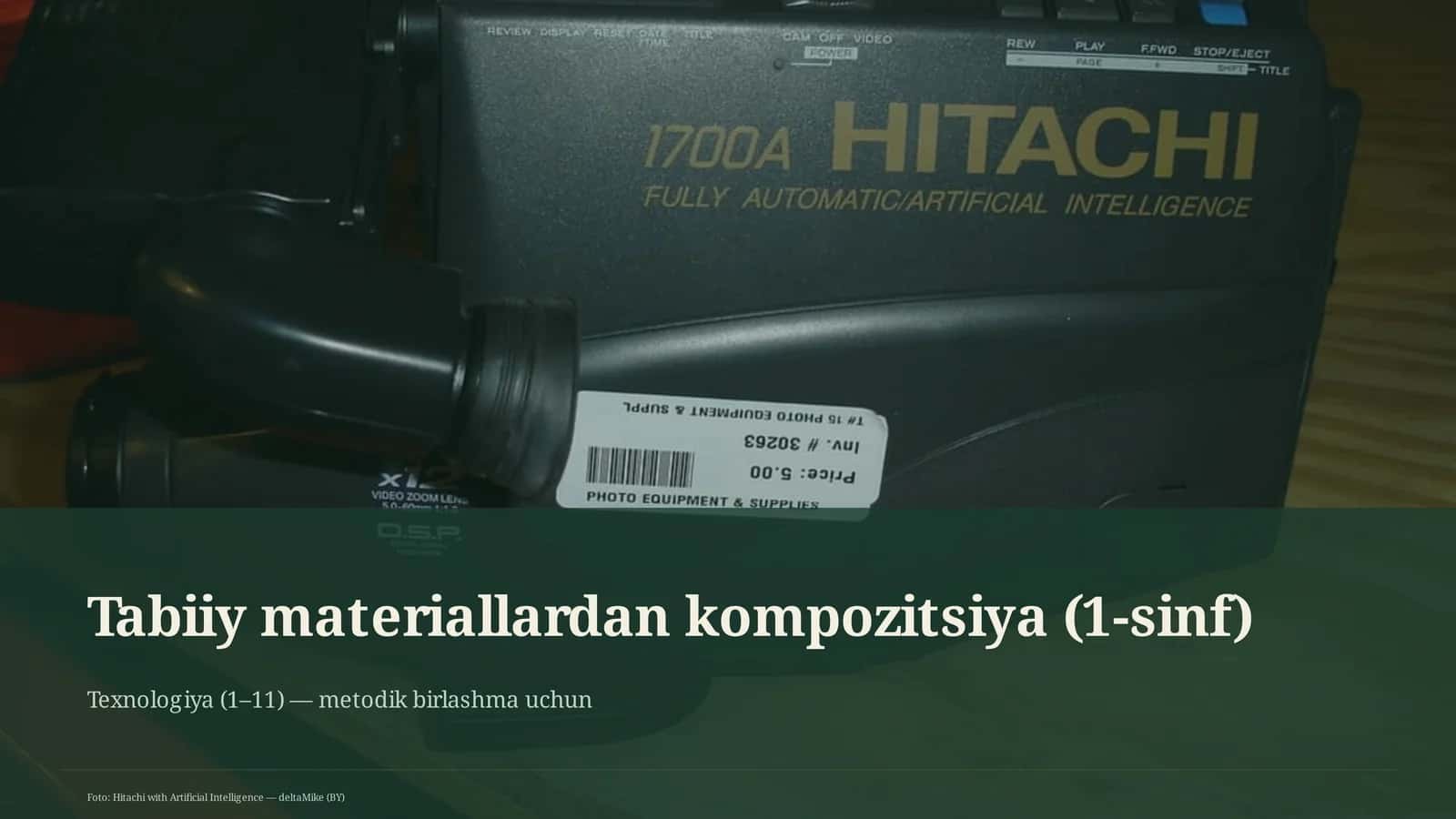 Tabiiy materiallardan kompozitsiya (1-sinf) 1