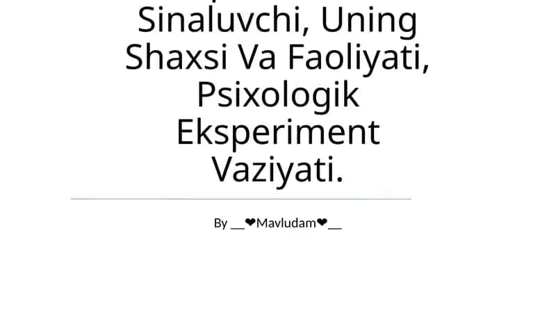 Psixologiyada Empirik Metodlar 1