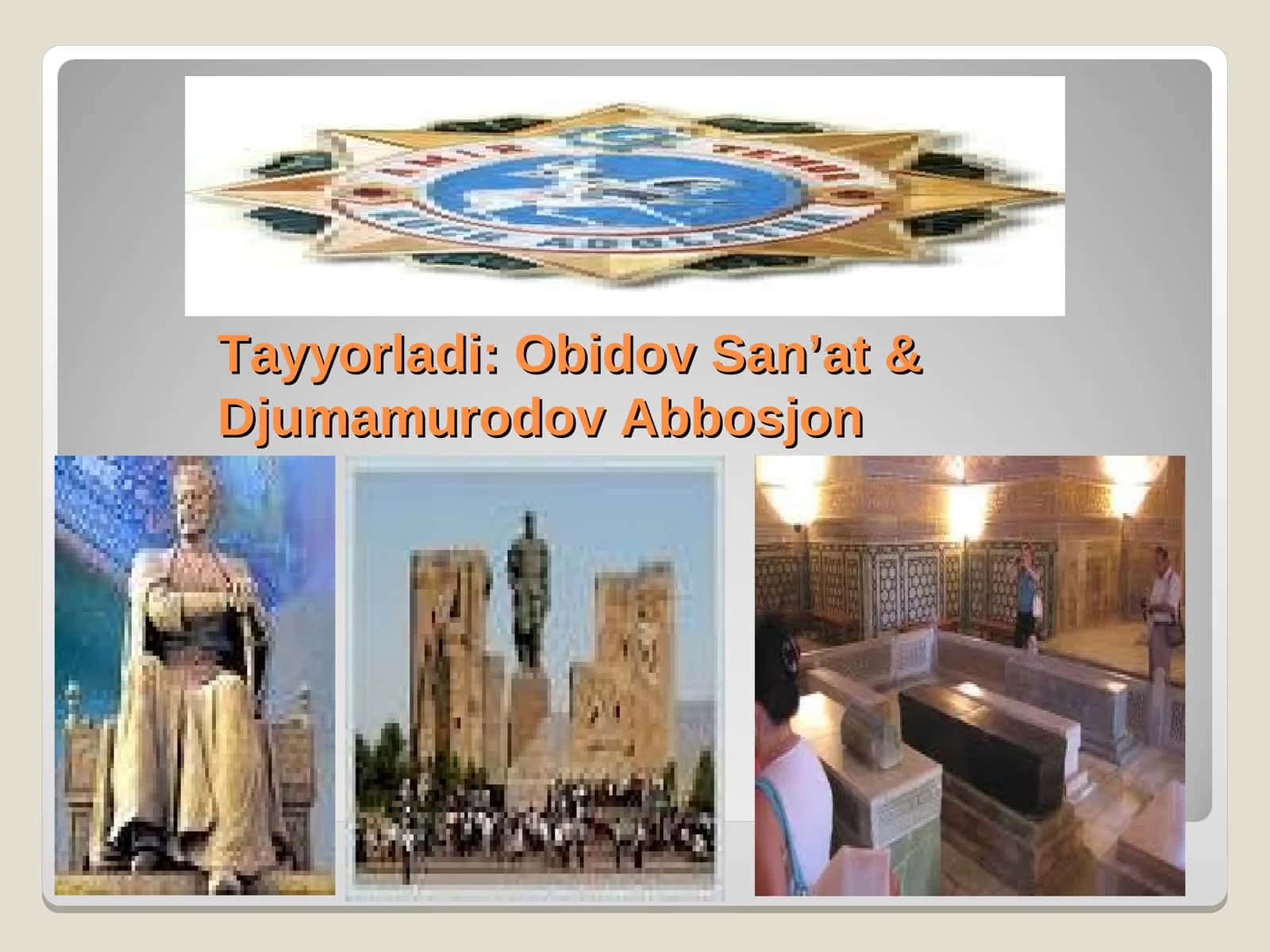 AMIR TEMUR VA TEMURIYLAR DAVRIDA O‘ZBEK DAVLATCHILIGINING 1