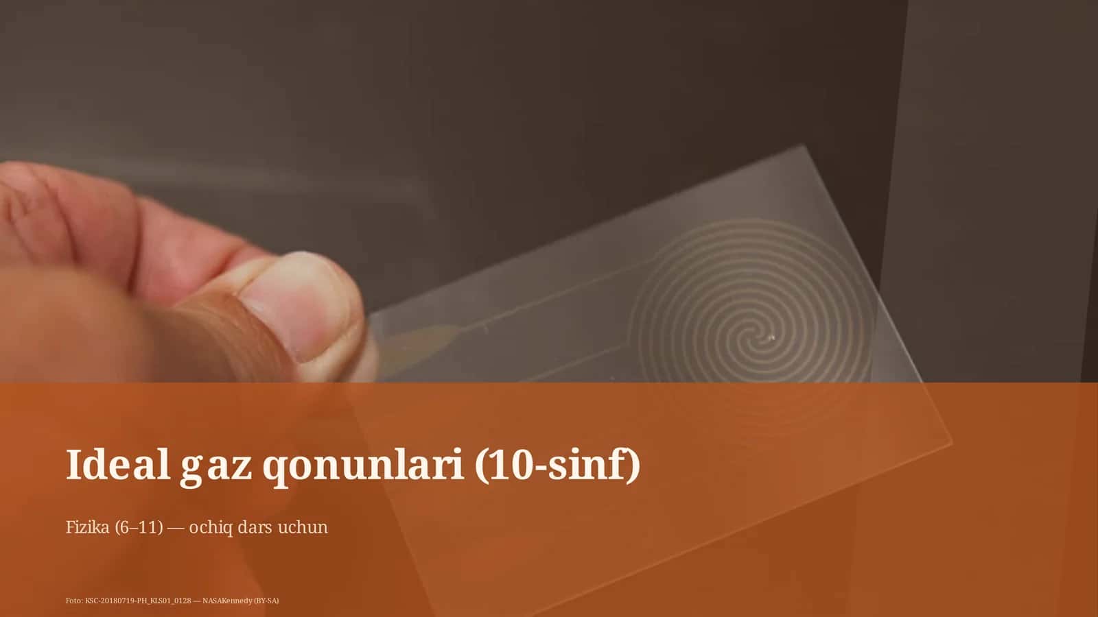 Ideal gaz qonunlari (10-sinf) 1