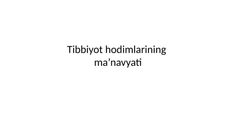 SHIFOKORNING BEMOR BILAN MULOQOT SAN'ATI 1