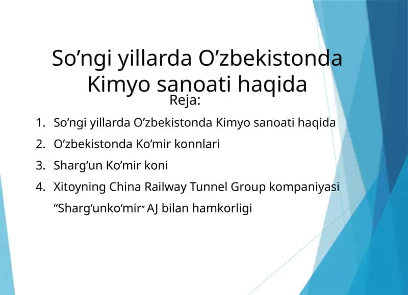 O’zbekistonda Kimyosanoati 1