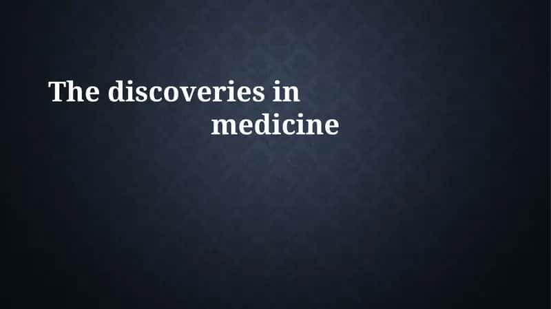A Historical Journey Through Medicine 1