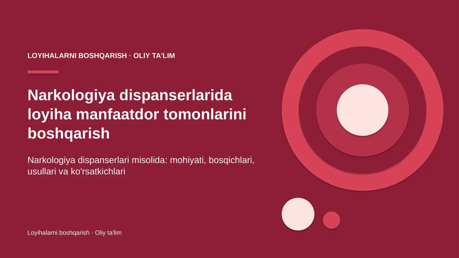 narkologiya dispanserlarida loyiha manfaatdor tomonlarini boshqarish 4531 1