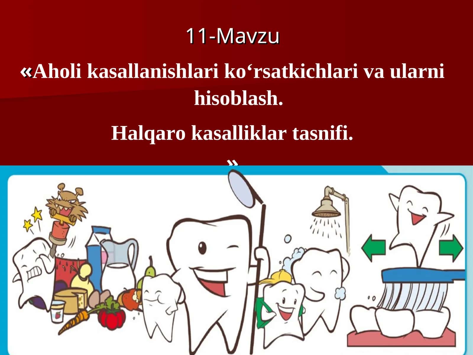 Stomatologik kasalliklar 1