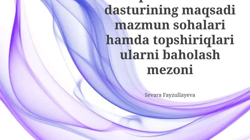 Xalqaro baholash dasturi 1