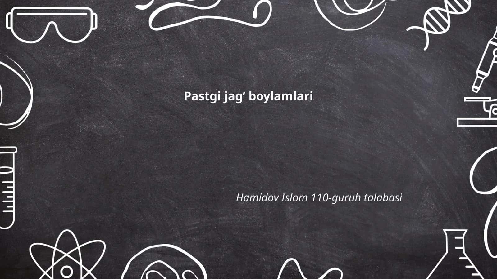 Pastgi jag’ boylamlari anatomiyasi 1
