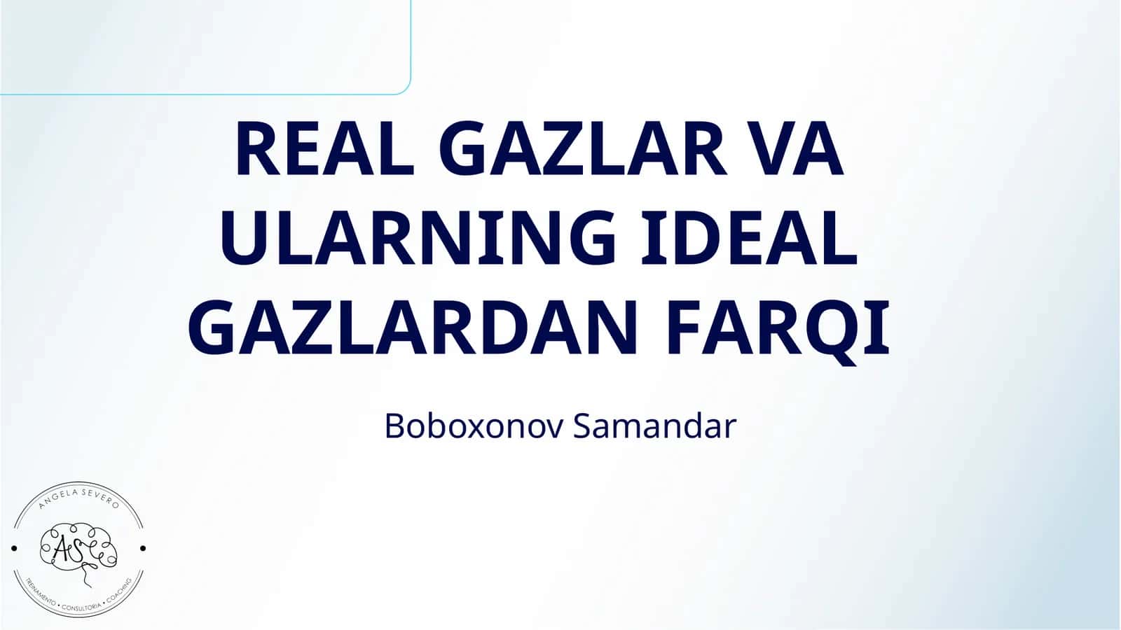 REAL GAZLAR VA ULARNING IDEAL GAZLARDAN FARQI 1