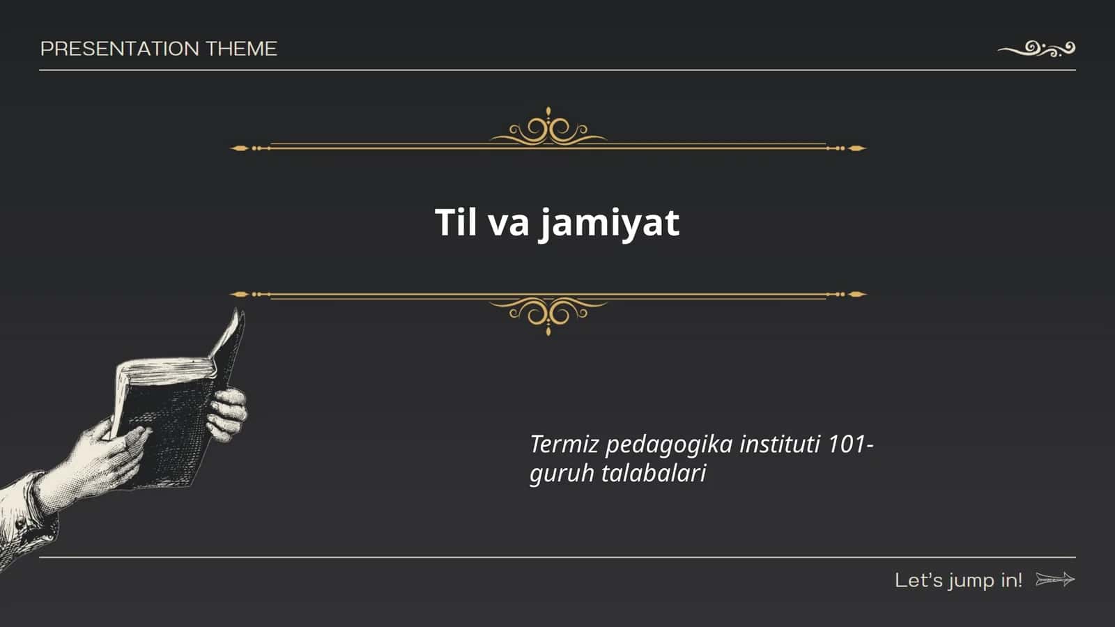 Til va jamiyat darslik 1