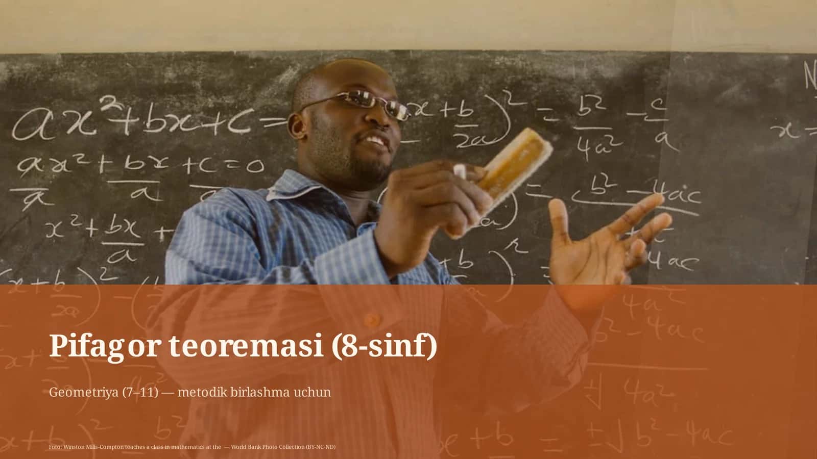 Pifagor teoremasi (8-sinf) 1