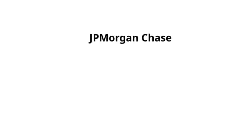 JPMorgan Chase 1