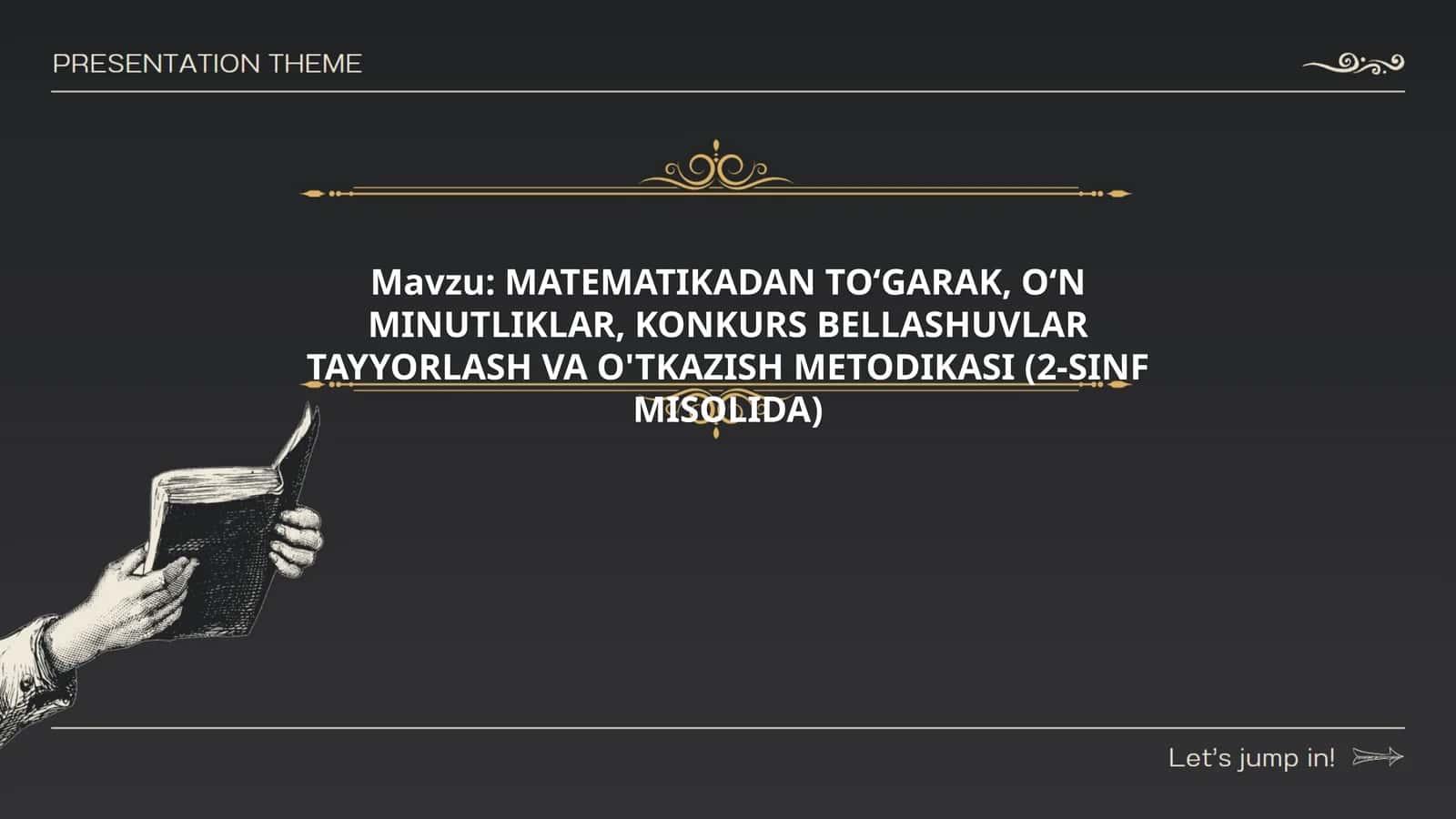 MATEMATIKADAN TO‘GARAK, O‘N MINUTLIKLAR, KONKURS BELLASHUVLAR TAYYORLASH VA O'TKAZISH METODIKASI (2-SINF MISOLIDA) 1