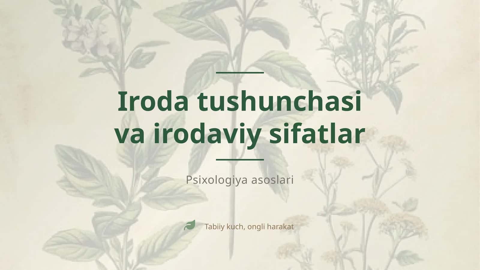 Irodaviy rivojlanish asoslari 1