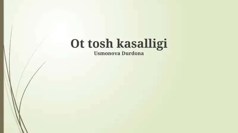 Quloq kasalliklari 1