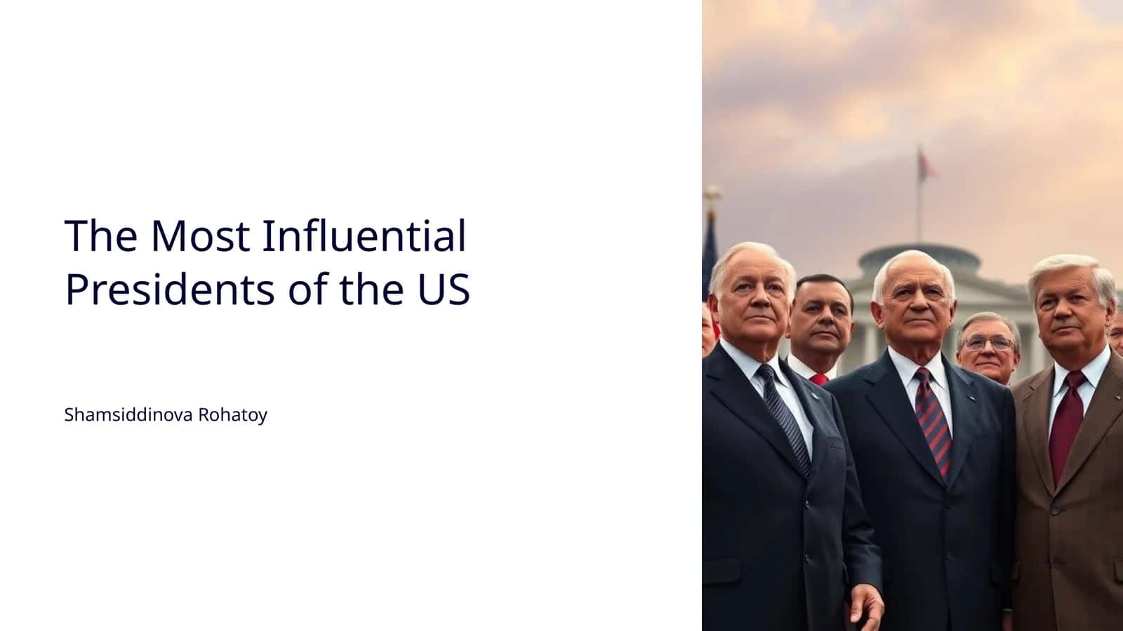 The Most Influential Presidents of the US 1