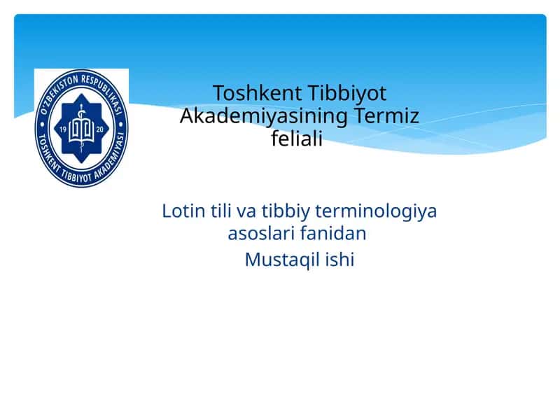 ANATOMIK IBORALARNING TARJIMASI 1