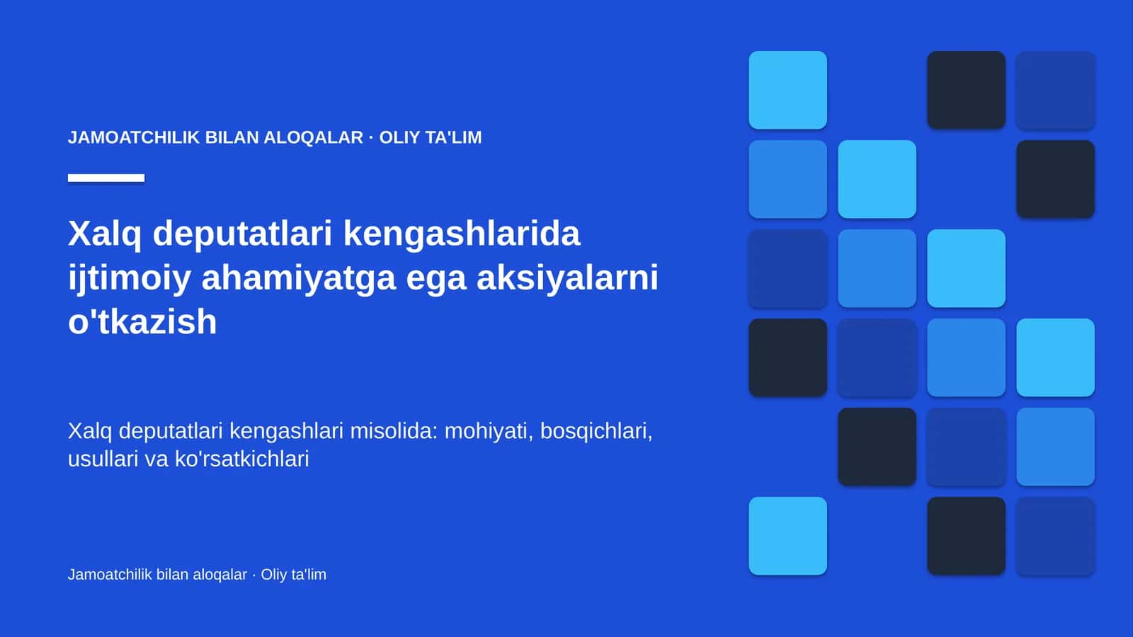 xalq deputatlari kengashlarida ijtimoiy ahamiyatga ega aksiyalarni o'tkazish 7384 1