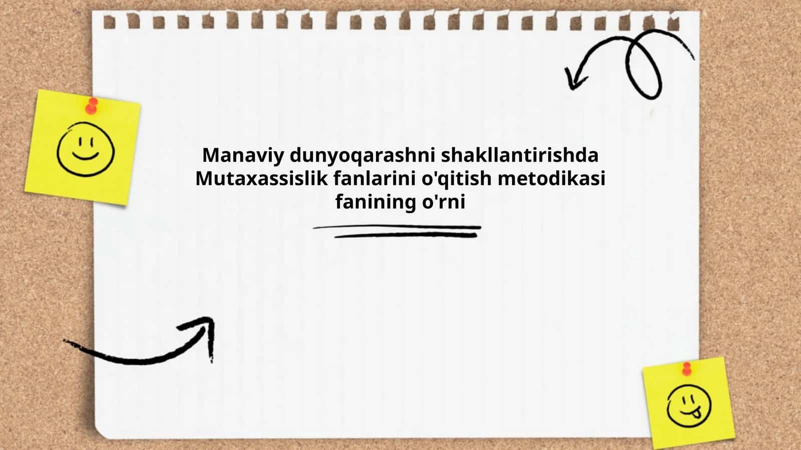 Mutaxassislik fanlarini o'qitish metodikasi 1