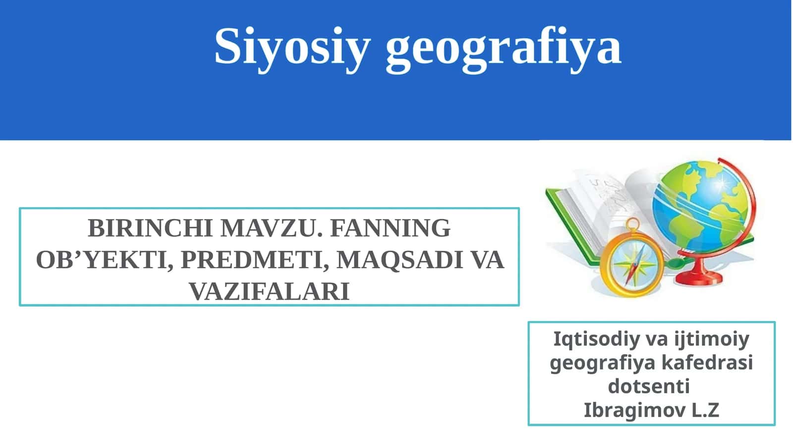 Siyosiygeografiya 1