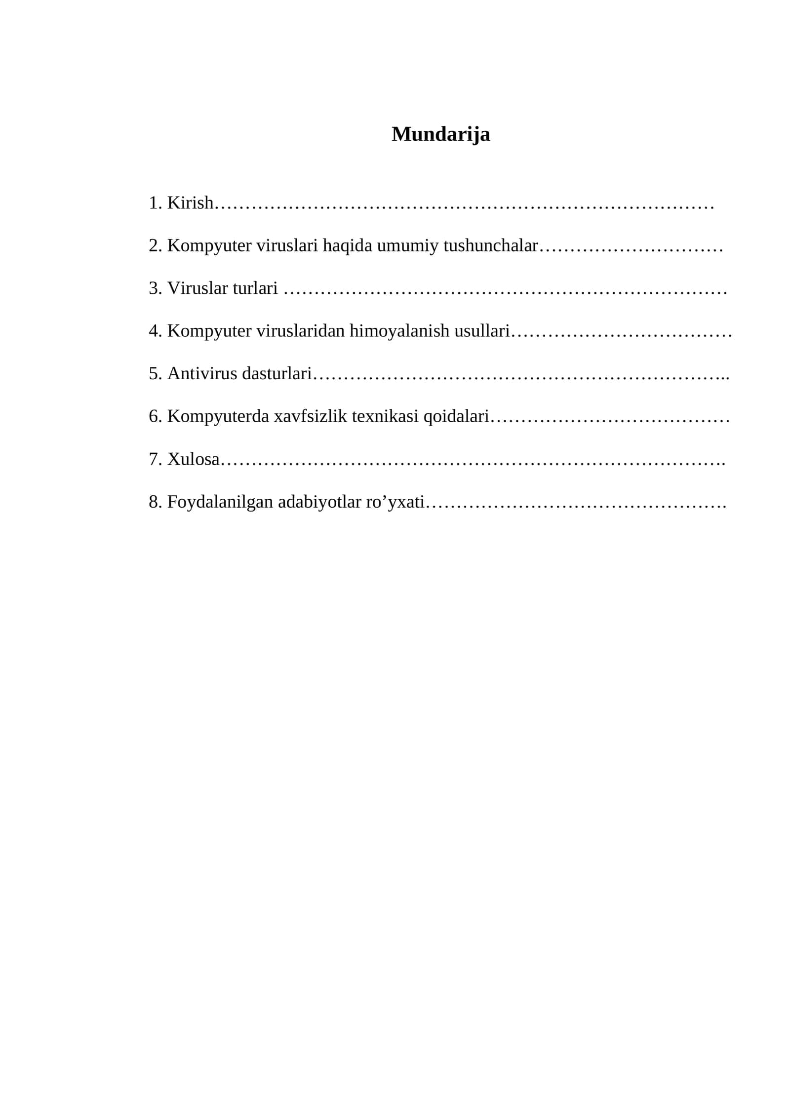 Kompyuter viruslari haqida umumiy tushunchalar 1