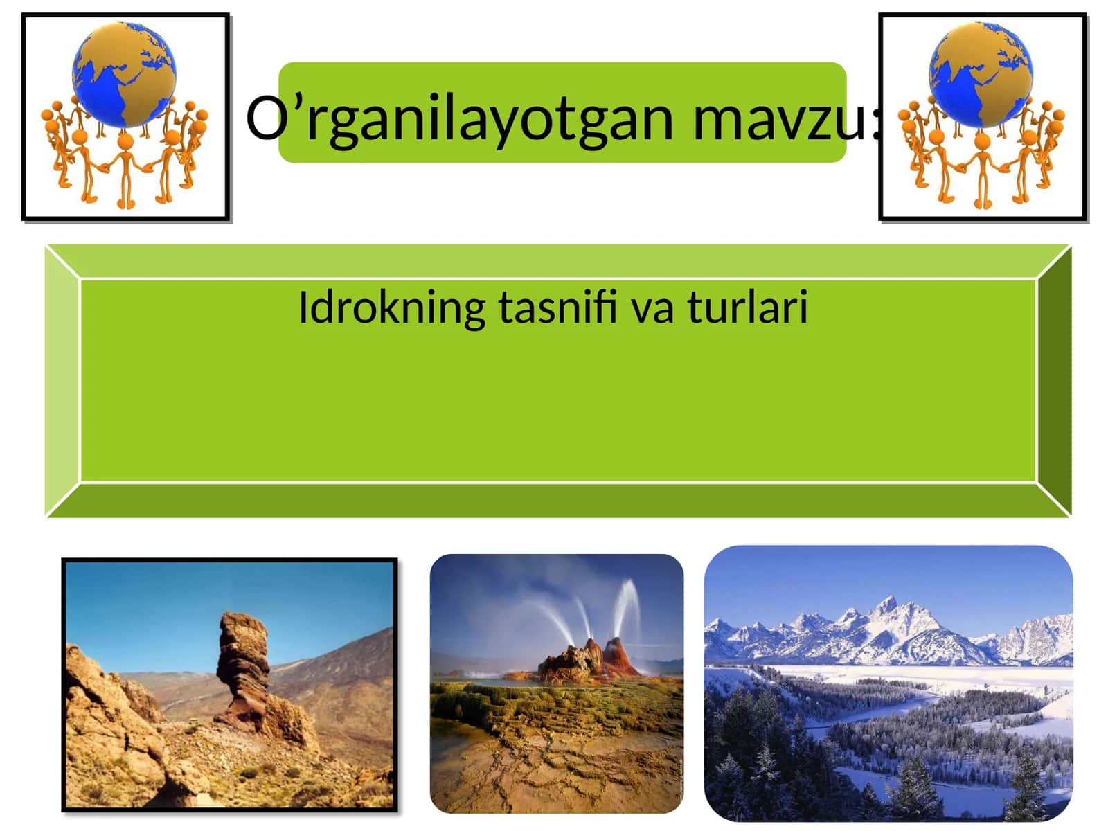 Idrokning tasnifi va turlari 1