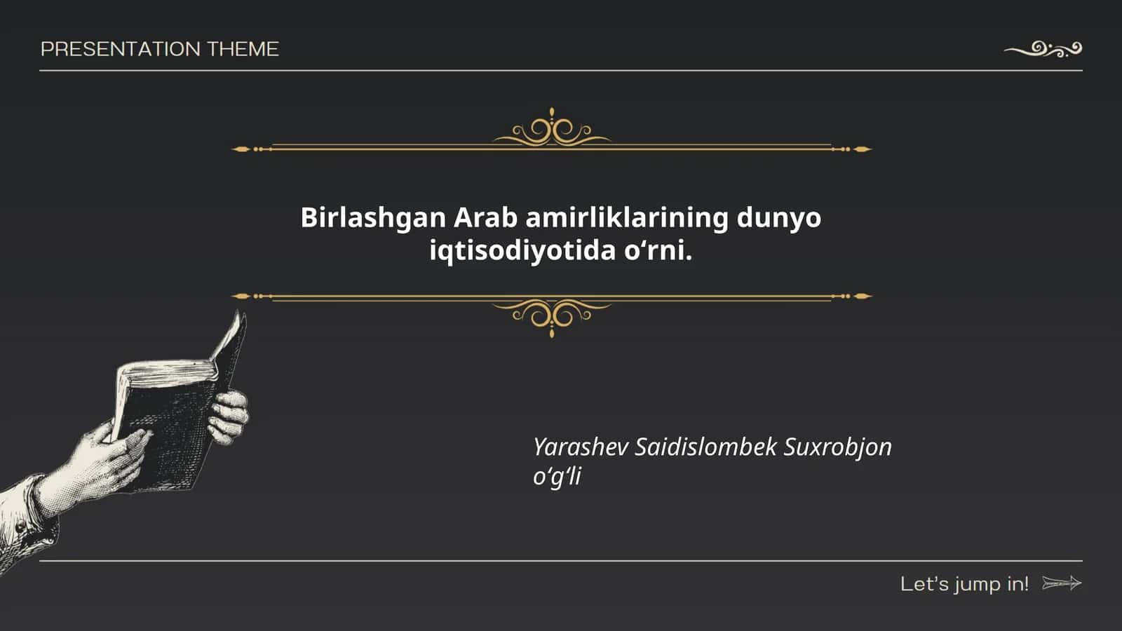Birlashgan Arab amirliklarining iqtisodiy rivojlanish modeli 1