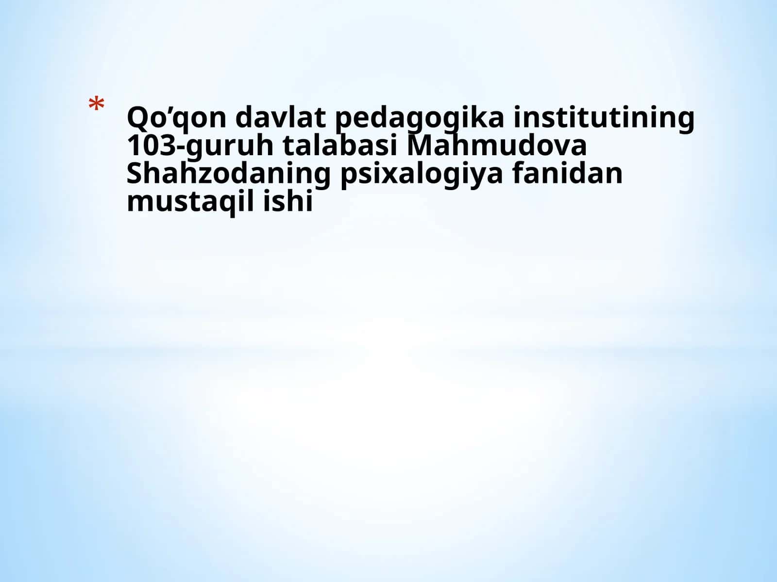 DIQQAT HAQIDA TUSHUNCHA 1