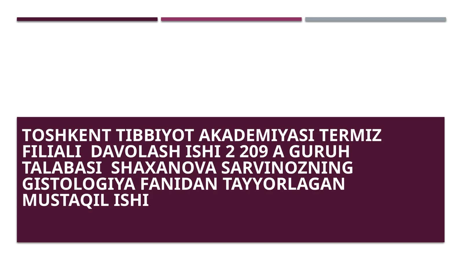 Termiz filialidavolash ishi 1