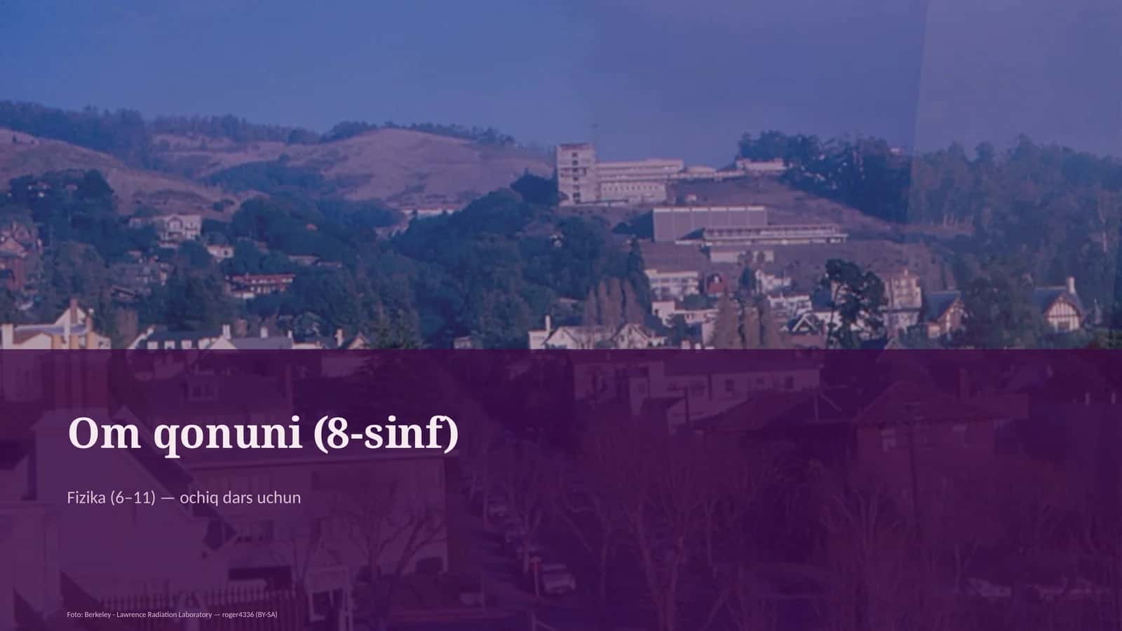 Om qonuni (8-sinf) 1