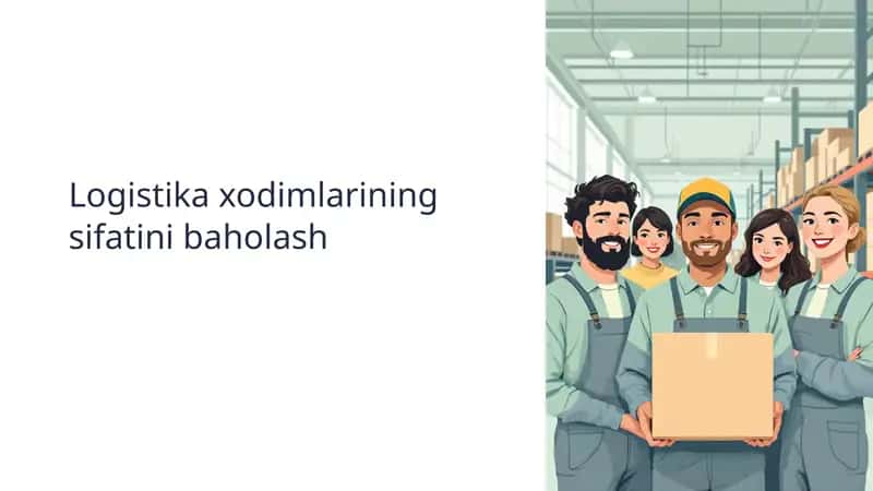 Logistika xodimlarining sifatini baholash 1
